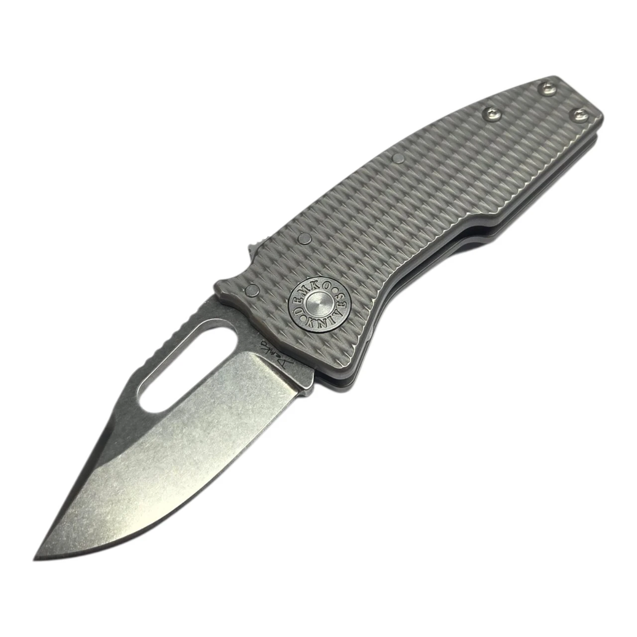 Demko Knives Nano-Shark® 20CV W/Milled Titanium 