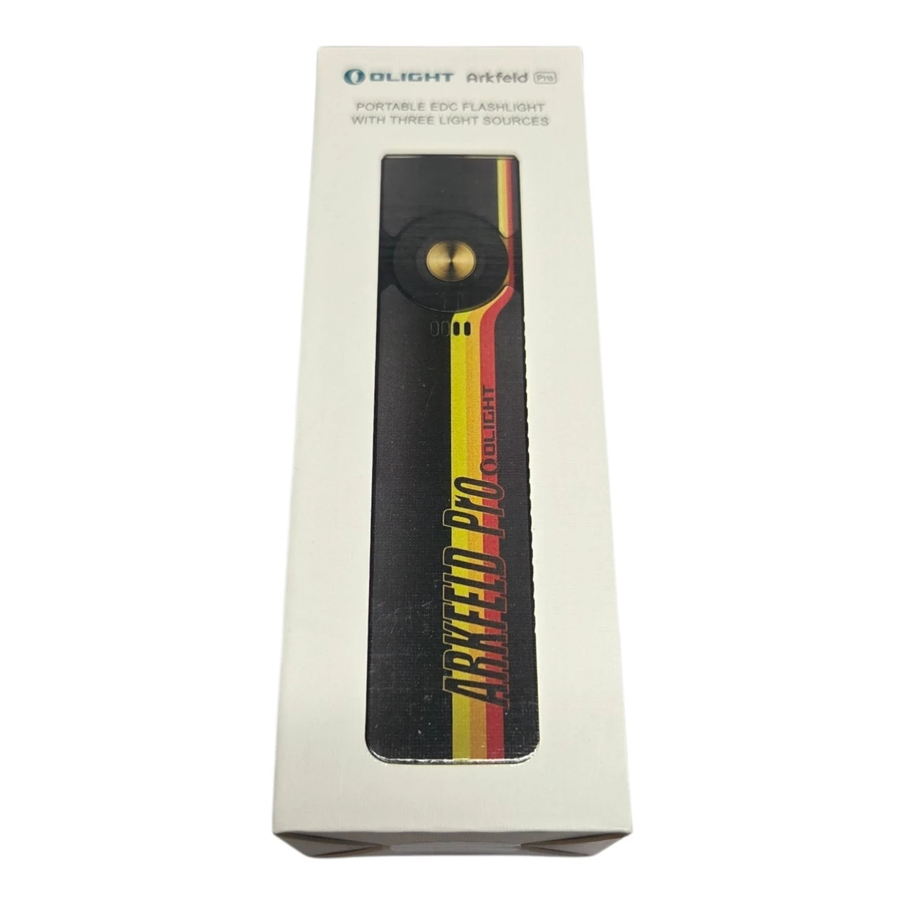 Olight Arkfeld Pro Rechargeable Flashlight Racing Stripes (1300 Lumens)