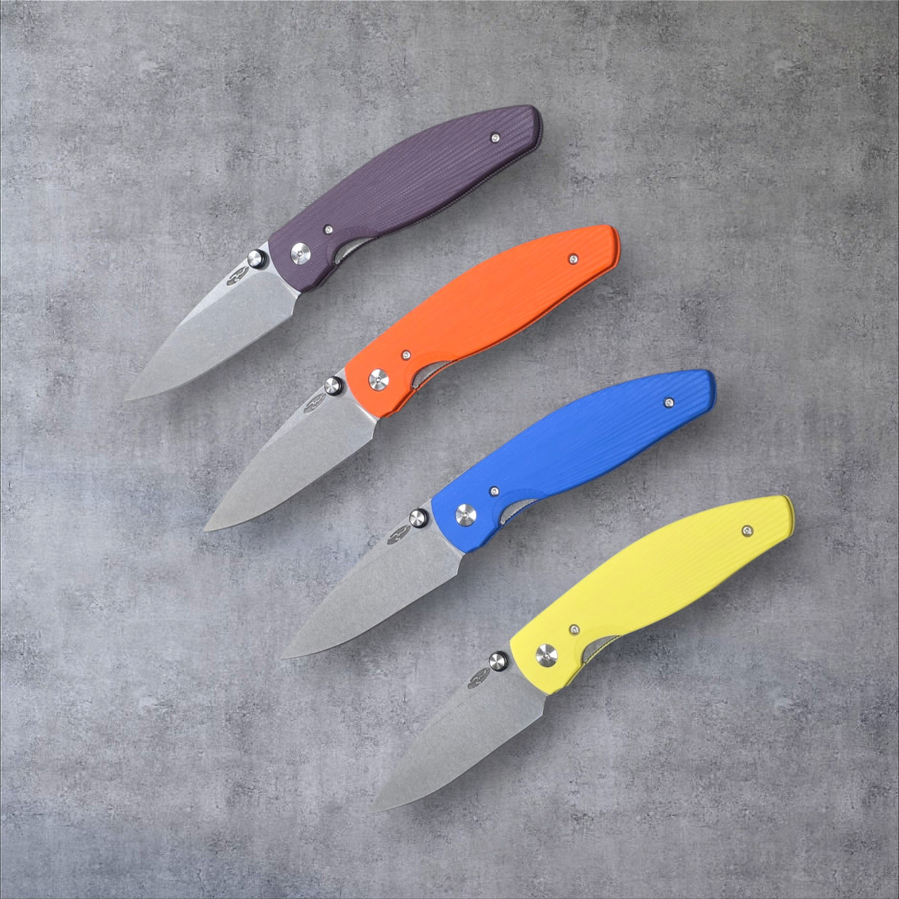 NEW! TRM Atom Linerlock With Sunburst G10 Scales- 4 Colors - Magnacut Blade - Made In USA