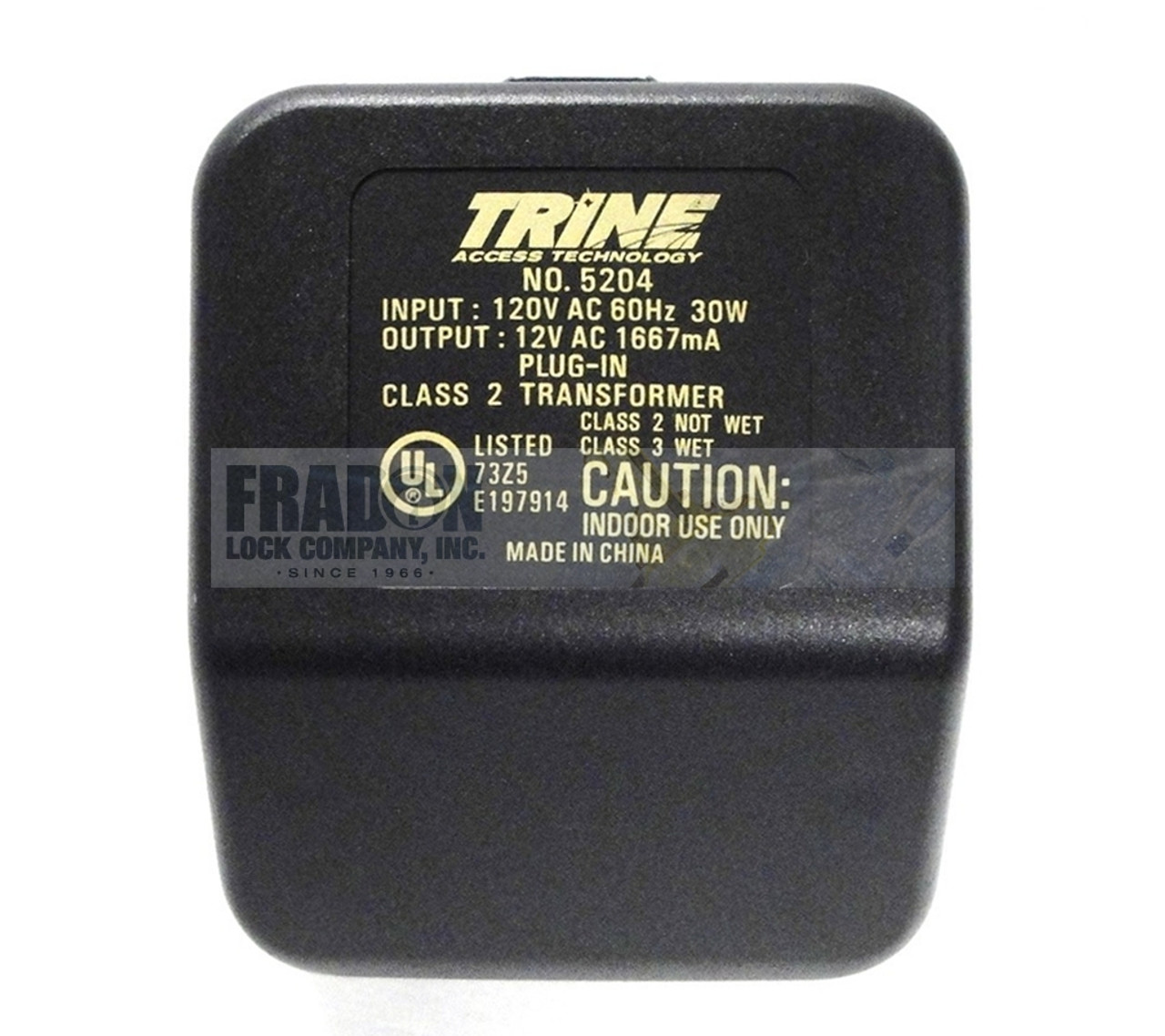 Trine 5204 Plug In Transformer 12VAC