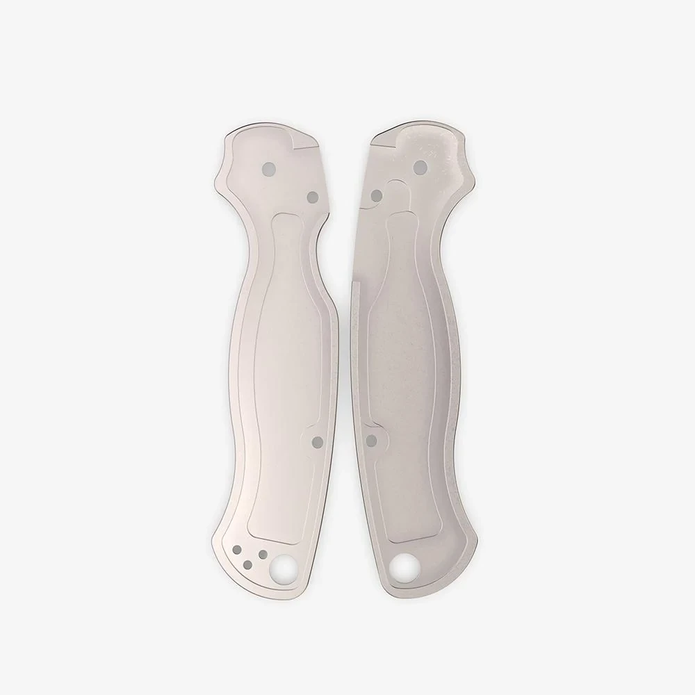 Flytanium Titanium Lotus Scales for Spyderco Paramilitary 2