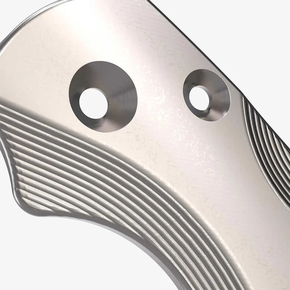 Flytanium Titanium Lotus Scales for Spyderco Paramilitary 2