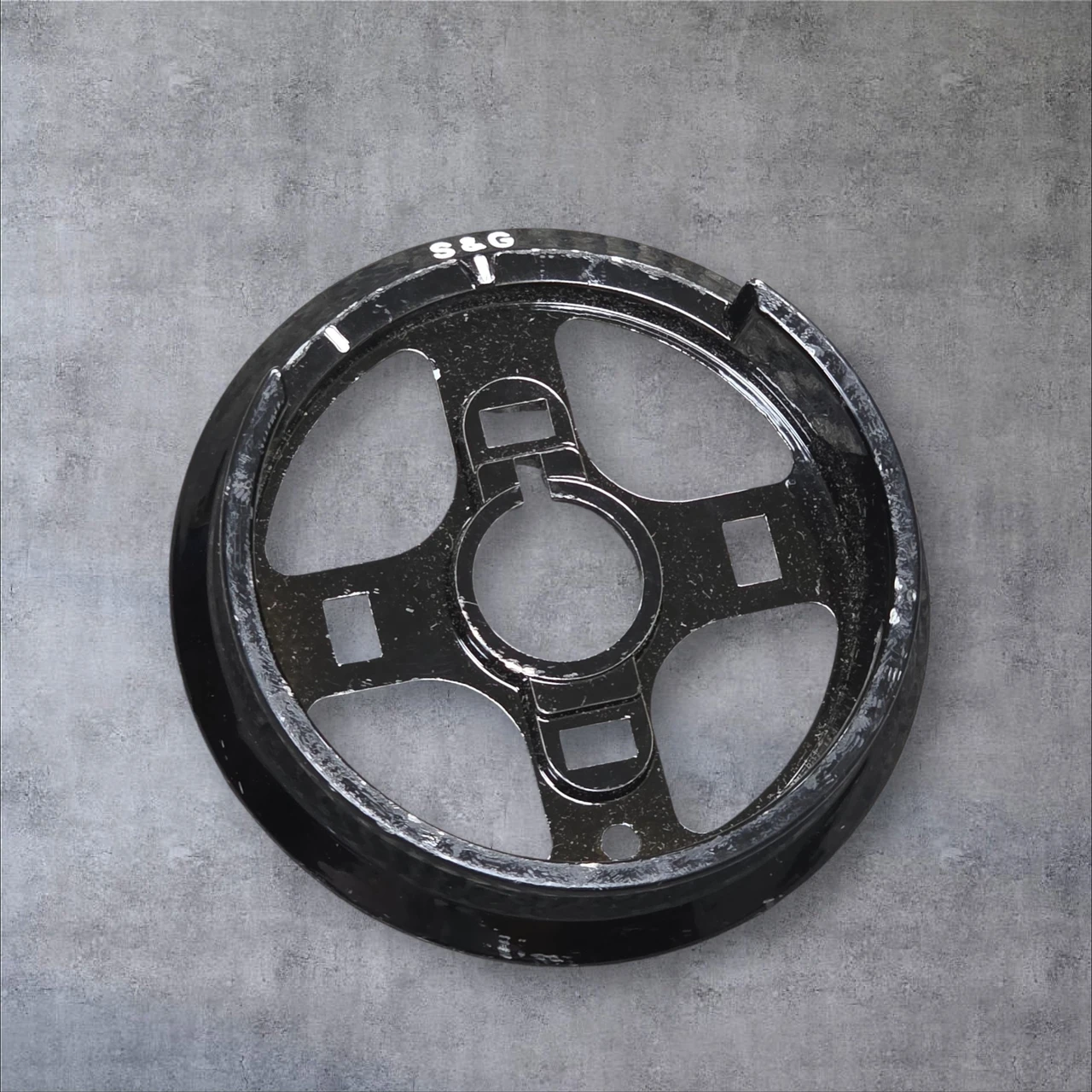 Sargent & Greenleaf Group 1 Safe Lock Package W/Spyproof B&W Dial & Ring 8550-100