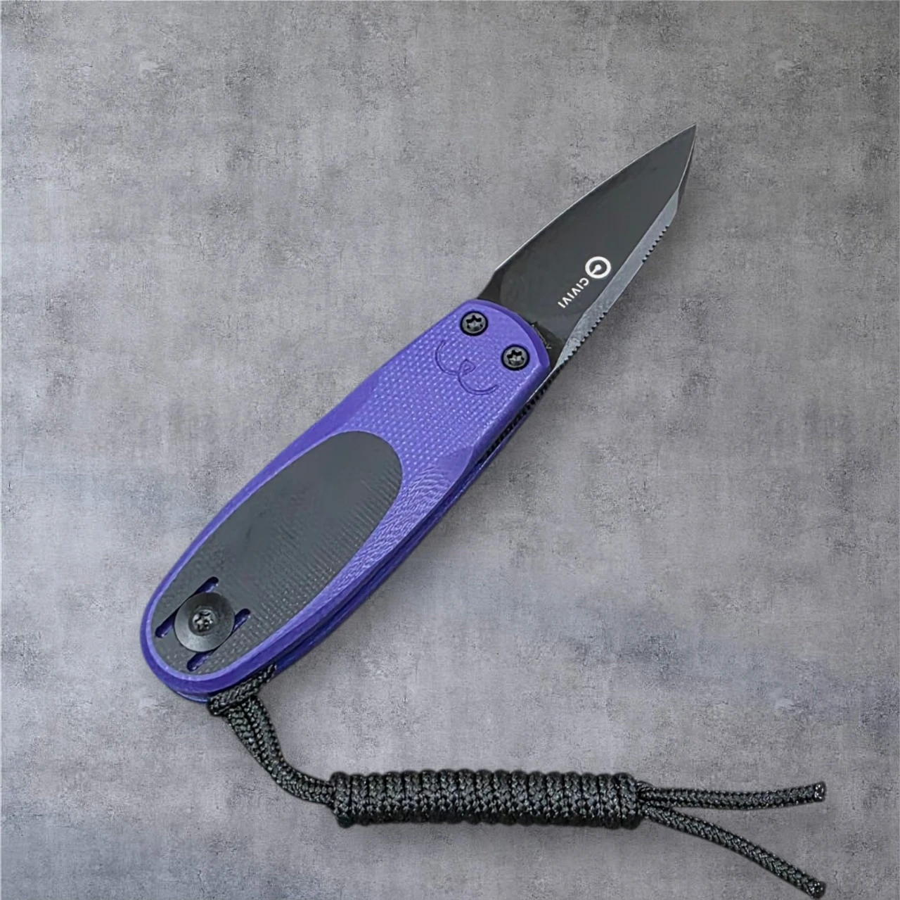 CIVIVI Purr Flipper & Slip Joint Four G10 Handle Choices (1.83" Stonewashed Nitro-V Blade)