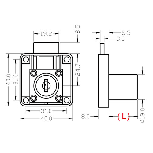 Dimensions are shown in millimeters.