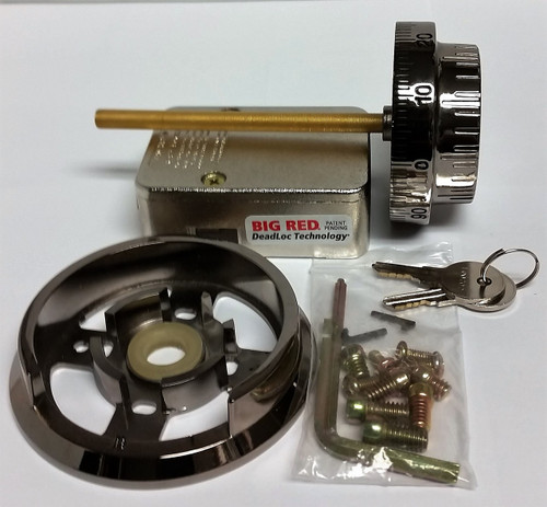 Big Red Group 2M Safe Lock Package-Black Nickel