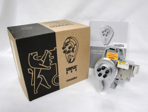 Kaba Ilco Simplex 919000026D41 Deadlocking Latch Chrome