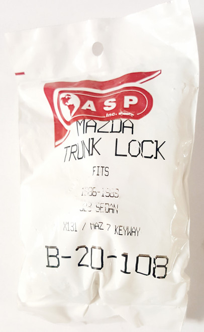 ASP Mazda Trunk Lock B-20-108 323 Sedan 1986-1989