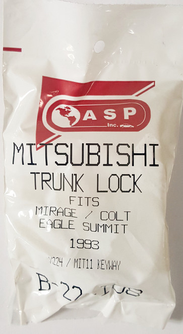 ASP Mitsubishi Mirage Colt Eagle Summit 1993 Rear Trunk Lock B-22-108