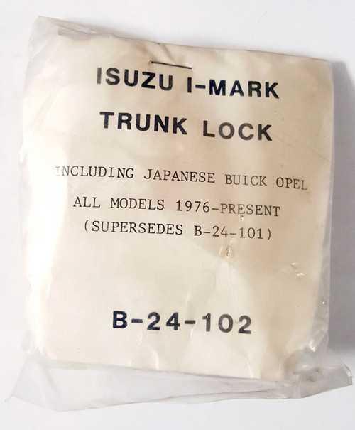 ASP Isuzu I-Mark Trunk Lock Buick Opel 1976-Present B-24-102