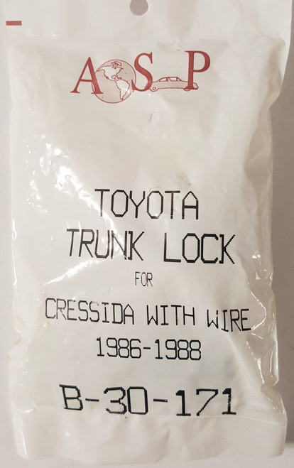 ASP Toyota Cressida w/wire 1986-1988 Rear Trunk Lock B-30-171