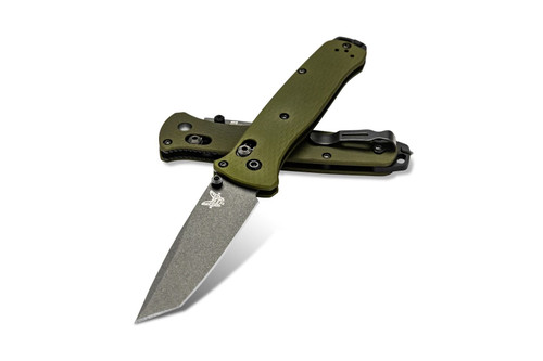 Benchmade Bailout CPM-M4 Green Aluminum Handle (BM537GY-1)