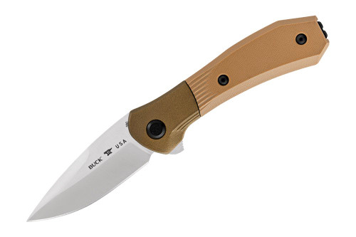 Buck Knives 590 Paradigm Shift Mechanism S35VN Assisted Brown G10