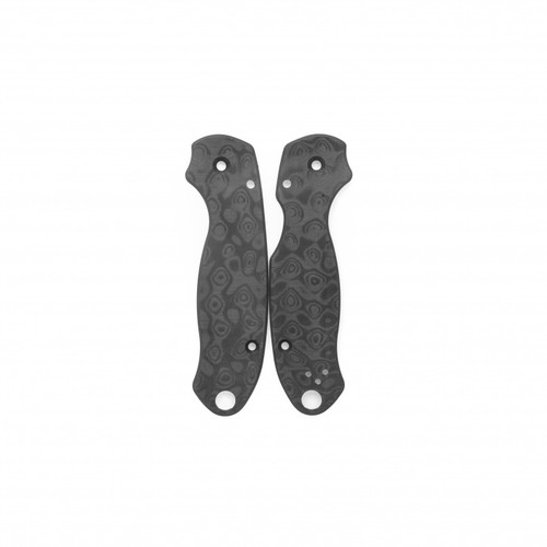 Flytanium Raindrop CF Scales for Spyderco Para3