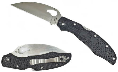 Spyderco Byrd Cara Cara 2 Lightweight Wharncliffe BY03PBKWC2