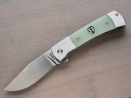Finch Knife Co Model 1934 - Translucent Ghost Green G10