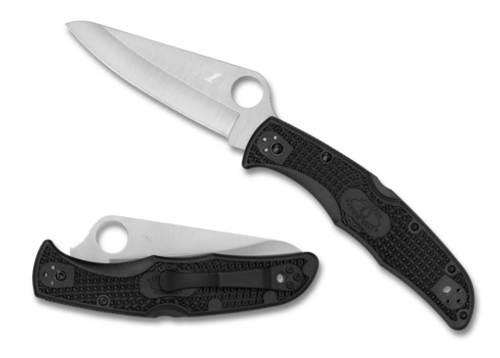 SPYDERCO PACIFIC SALT™ 2 BLACK FRN/PLAINEDGE H-1