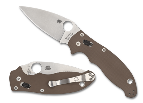 SPYDERCO MANIX™ 2 BROWN G-10 CPM 15V® SPRINT RUN™