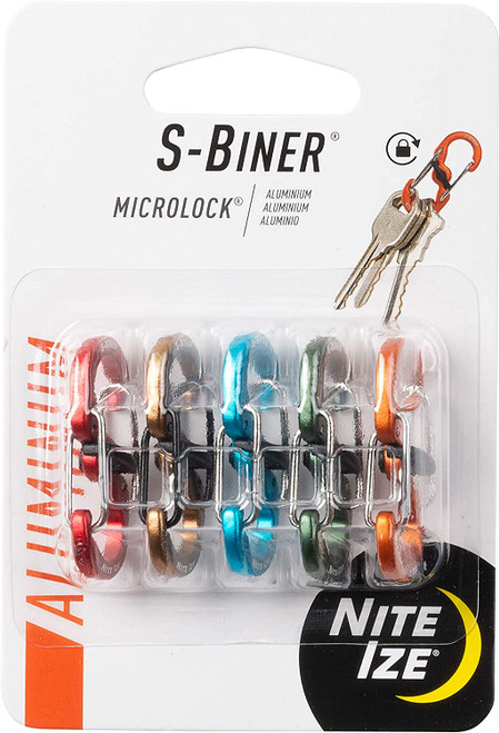 Nite-Ize S-Biner® Microlock® Aluminum Assorted LSBMA-A2-5R7