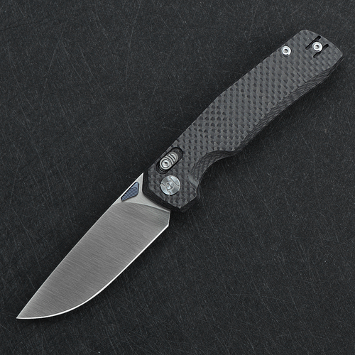 Kunwu Knives X-TAO Elmax Crossbar Lock Knife - Carbon Fiber