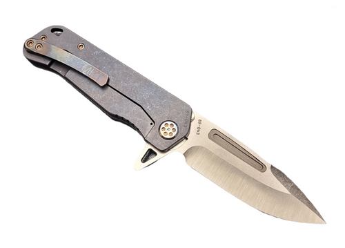 Medford Knife & Tool Proxima Custom Laser "Cracked Glass" CPM S35VN