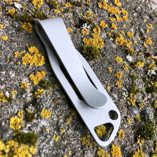 LynchNW Titanium Key Hanger, Deep Carry-OD Sand Washed Finish 