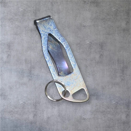 LynchNW Titanium Key Hanger, Deep Carry-Entropic Finish