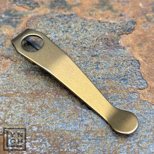 LynchNW Spyderco Standard Wire Clip Replacement-Bronze Anodized Finish