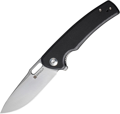 SENCUT Vesperon Liner Lock Knife Black G-10 (3.35" Satin) - S20065-1