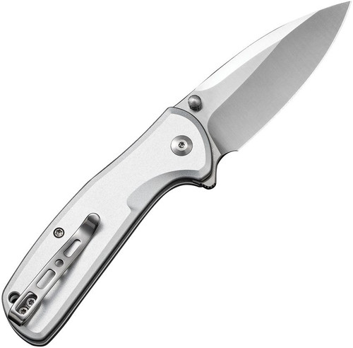 SENCUT Pulsewave Button Lock Knife Gray G-10 (3.45" Satin)