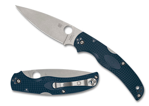 SPYDERCO NATIVE CHIEF™ BLUE LIGHTWEIGHT CPM SPY27-MADE IN USA (SPYC244PCBL)