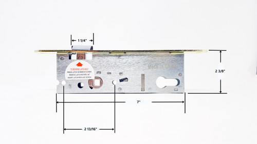 Round Corner Desk Lock Brass