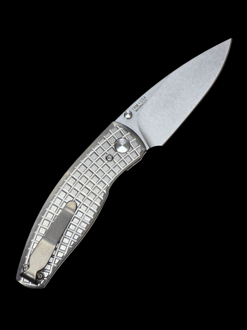 TRM Neutron 2 Linerlock Ti Frag Pattern Flat Scales - Magnacut Blade - Made In USA
