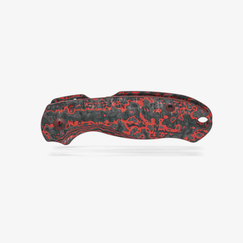 Flytanium Spyderco Para 3 Lava Flow Fat Carbon Lotus Scales Flytanium Spyderco Para 3 Lava Flow Fat Carbon Lotus Scales