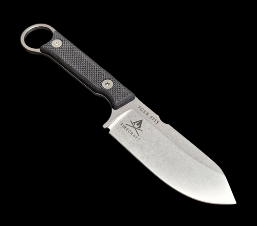 White River Knife & Tool FC 3.5 Pro Black Textured G10 Magnacut 