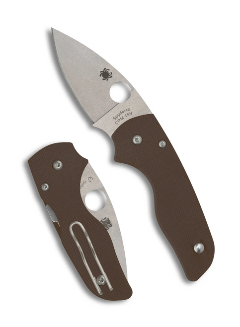 Spyderco Lil' Native® Brown G-10 CPM® 15V® Sprint Run® C230GPBN15V Spyderco Lil' Native® Brown G-10 CPM® 15V® Sprint Run® C230GPBN15V