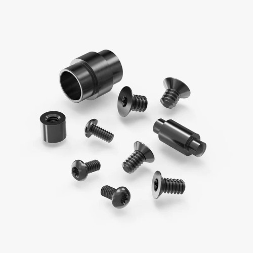 Flytanium Spyderco Para3 Full Black Titanium Hardware Kit 