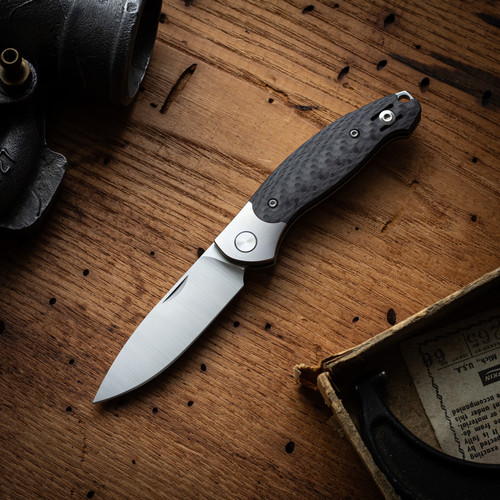 GiantMouse Vox/Anso ACE Farley V2 Slip Joint Knife Ti/Carbon Fiber (2.75" Satin) GiantMouse Vox/Anso ACE Farley V2 Slip Joint Knife Ti/Carbon Fiber (2.75" Satin)