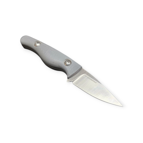 Creely Blades Minnow MagnaMax Blade Gray G10 Scales Kydex Sheath w/Ulticlip