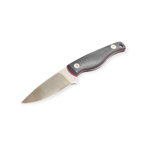 Creely Blades Mako Magnacut Black/Red G10 Scales With Kydex Sheath