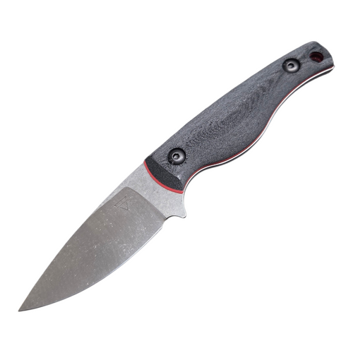 Creely Blades Mako Magnacut Black/Red 3D Printed Scales With Kydex Sheath