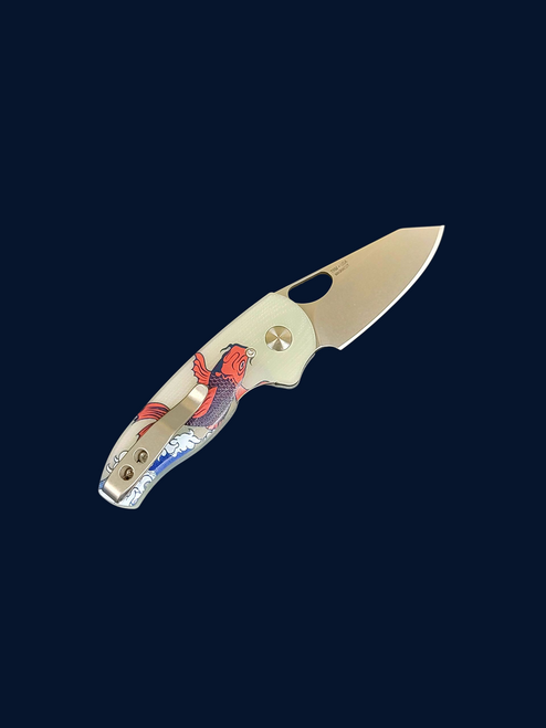 TRM Holier Nerd Jade Koi 3D Contoured G10 - Magnacut Blade