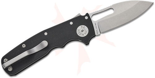 Demko Knives AD20.5 Shark Cub 20CV Stone Washed Slicer Shark Blade-Black G10