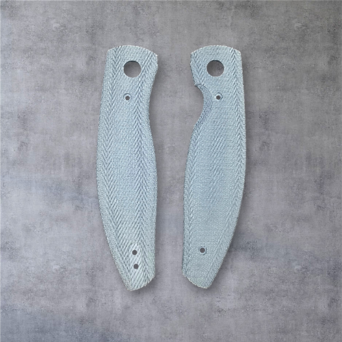 Scales Only TRM Atom 3D Contoured Blue Denim Micarta - Made In USA