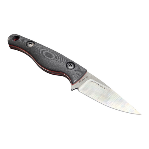 Creely Blades Minnow Magnamax Blade Black/Red 3D Printed Scales Kydex Sheath