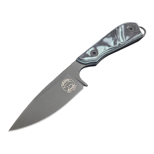 White River Knife & Tool Custom M1 Caper Black/Teal G10 Burl