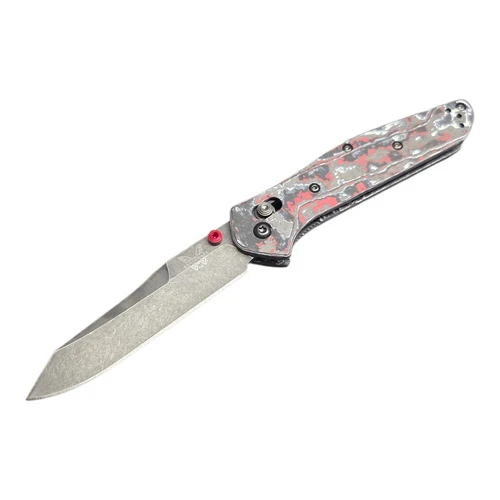 Benchmade Custom Osborne 940 Magnacut Snow Fire Carbon Fiber
