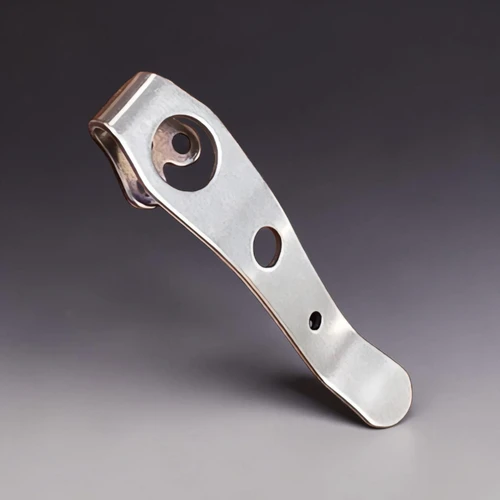 LynchNW Spyderco Smock Clip-Stonewash Finish