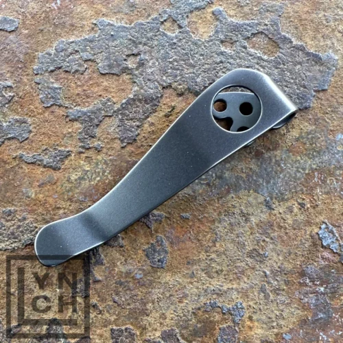 LynchNW Spyderco PM2 RH Pocket Clip-Satin Finish