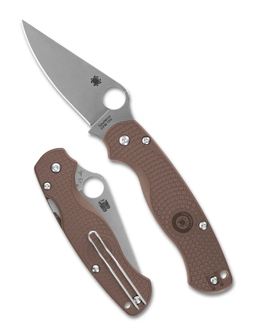 Spyderco Para Military® 2 Lightweight Brown CPM 15V® Sprint Run®